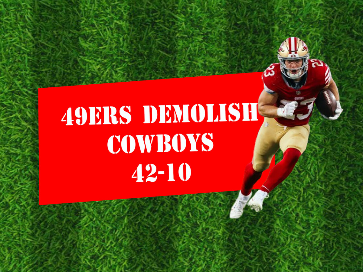 49ers Demolish Cowboy 42-10