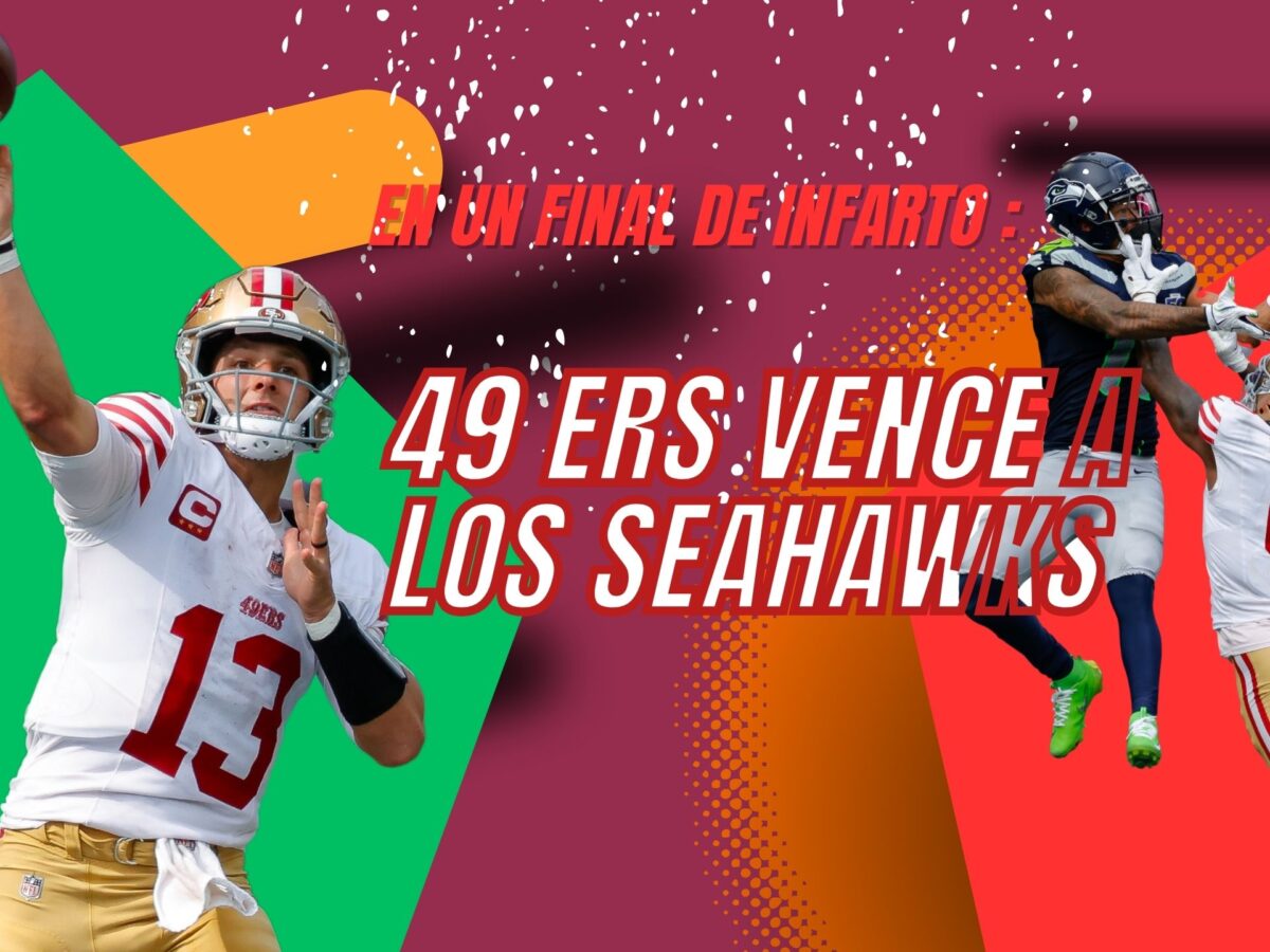 Los 49ers vencen a los Seahawks 17–13 en un final de infarto