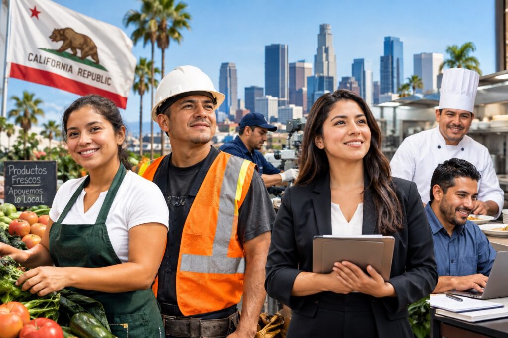 Latinos mueven $ 1,07 billones en California